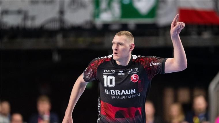 Die MT Melsungen, hier Rückraumspieler Dainis Kristopans, steht erstmals in einem internationalen Final Four.