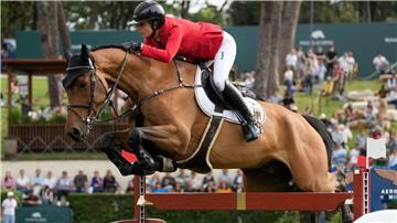 Die nachnominierte Kendra Claricia Brinkop reitet mit Tabasco in Aachen für die Nationalmannschaft.