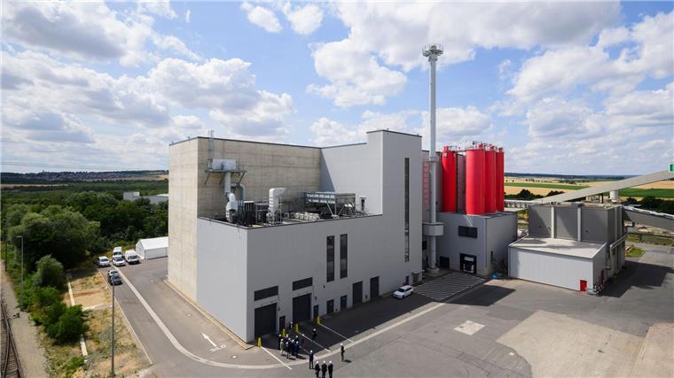 Die neu eröffnete Klärschlamm-Verbrennungsanlage in Helmstedt.