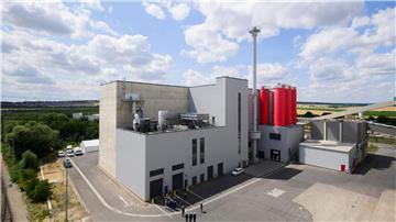 Die neu eröffnete Klärschlamm-Verbrennungsanlage in Helmstedt.