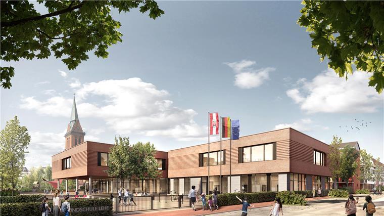 Bau der drei neuen Schulen in Bremerhaven beginnt Die Neue Grundschule Lehe (NGL) soll auf dem Stadtteilsportplatz an der Pauluskirche entstehen und mit der "Schule am Ernst-Reuter-Platz" einen Campus bilden.