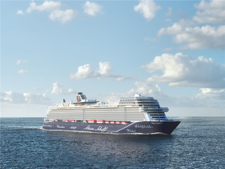 Die neue «Mein Schiff 2» wird 2019 zu ihrer ersten Reise von Bremerhaven aus starten. 