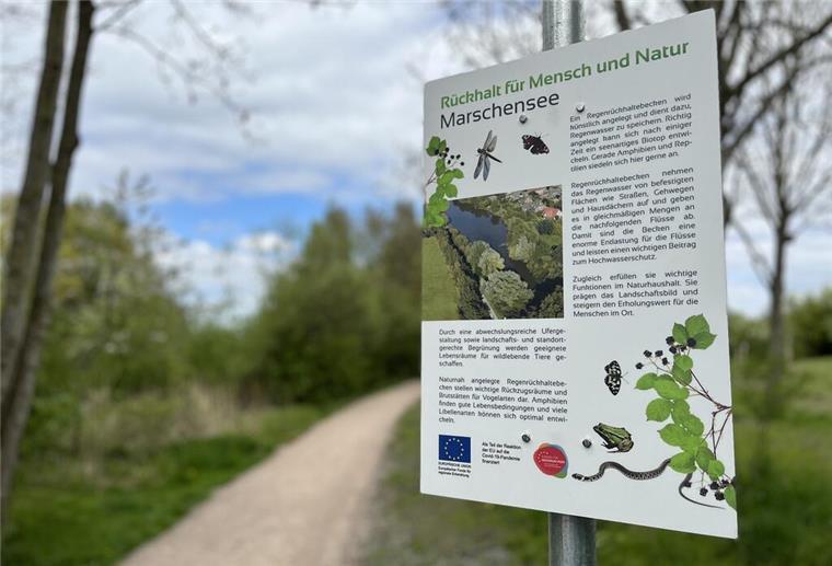 Langen: Marschensee-Areal wird zum Paradies mitten im Ort Info-Tafeln