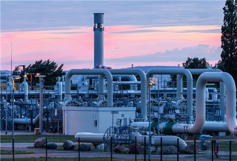 Die Ostseepipeline Nord Stream 1, die in Lubmin in Mecklenburg-Vorpommern ankommt, wird seit diesen Montagmorgen gewartet. Aktuell wird kein Gas mehr über diese Pipeline geliefert.