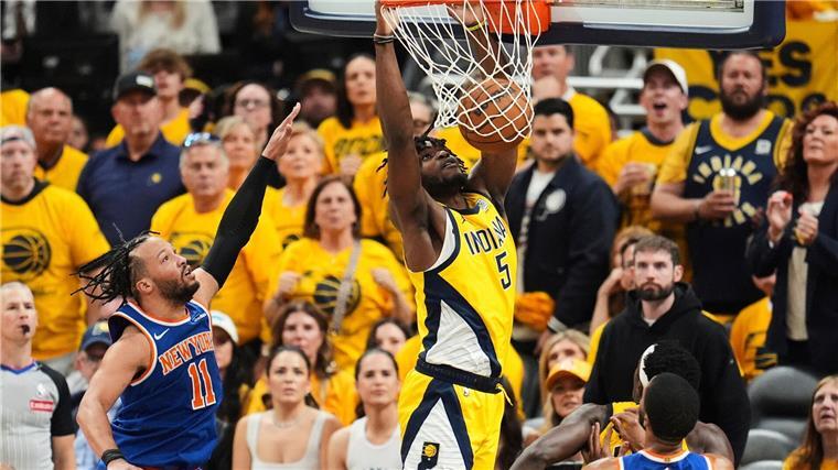 Pacers stehen in NBA-Finals: Nun Duell mit Hartensteins OKC Die Pacers hatten die Partie gegen die Knicks im Griff - und sorgten mit Dunks für beste Laune ihrer Fans.