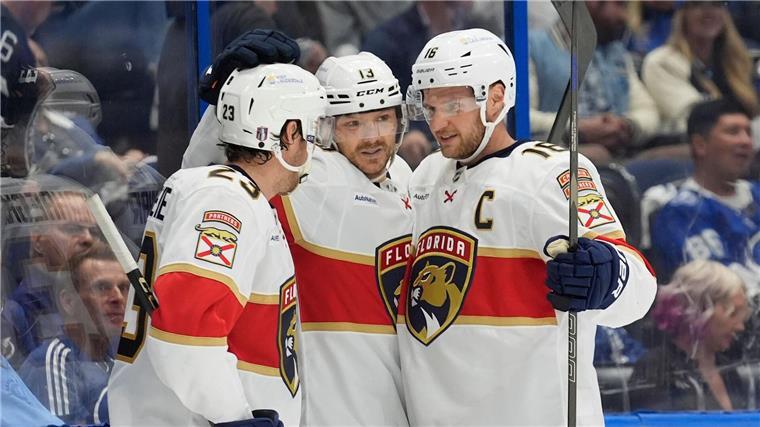 NHL-Playoffs: Sturm mit Panthers in der zweiten Runde Die Panthers gewannen in der vergangenen Saison das Finale gegen die Edmonton Oilers um Leon Draisaitl.