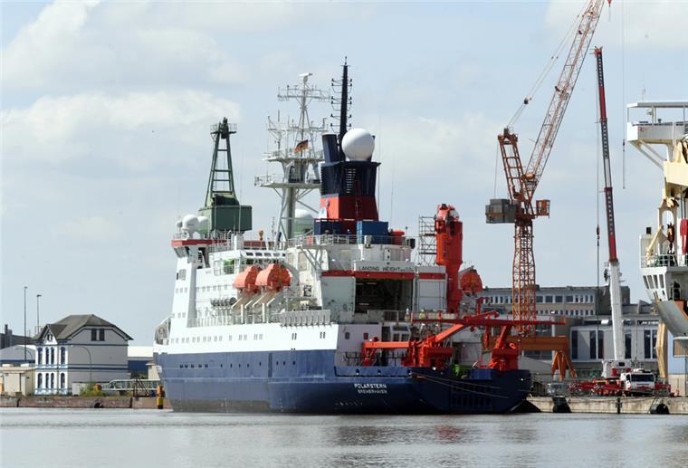 Werften zeigen Interesse an „Polarstern II“ Die "Polarstern" wird bei der Lloyd Werft gehegt und gepflegt. Die Schiffbauer aus Bremerhaven interessieren sich auch für den Bau eines neuen Forschungseisbrechers.