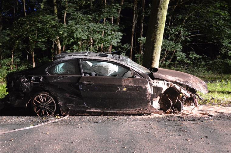 Raser unterwegs: Mit 130 km/h durch den Siebenbergensweg Die Polizei Bremerhaven hat den BMW sichergestellt.