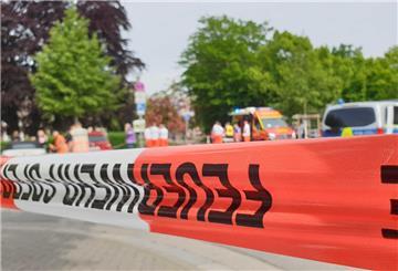 Die Polizei sperrte den Bereich weiträumig ab.