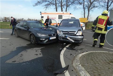 Die Polizei wurde zu einem Unfall auf der K68 gerufen. 