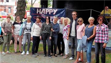 Die "Models" der Modenschau kamen vorwiegend aus Sievern. Foto: Stehn