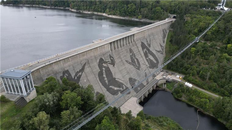 Die Rappbodetalsperre liegt weit unter dem üblichen Sommerfüllstand. (Archivbild)