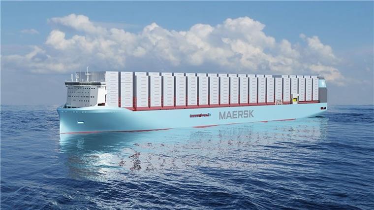 Warum dieses AWI-Schiff das Klima schont Neues Containerschiff von Maersk