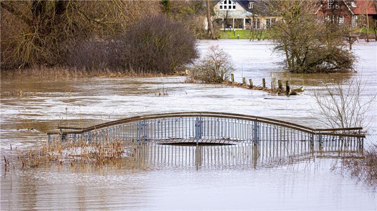 Region Hannover informiert im Netz über Starkregen-Gefahr Die Region Hannover war massiv vom Weihnachtshochwasser 2023/24 betroffen. (Archivbild)