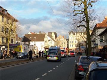 Die Rickmersstraße in Bremerhaven-Lehe musste nach dem Unfall gesperrt werden.