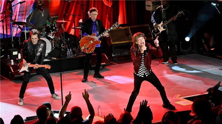 Rolling Stones mit bisher bestem Albumstart des Jahres Die Rolling Stones treten bei einer Feier zur Veröffentlichung ihres neuen Albums „Hackney Diamonds“ in New York auf.