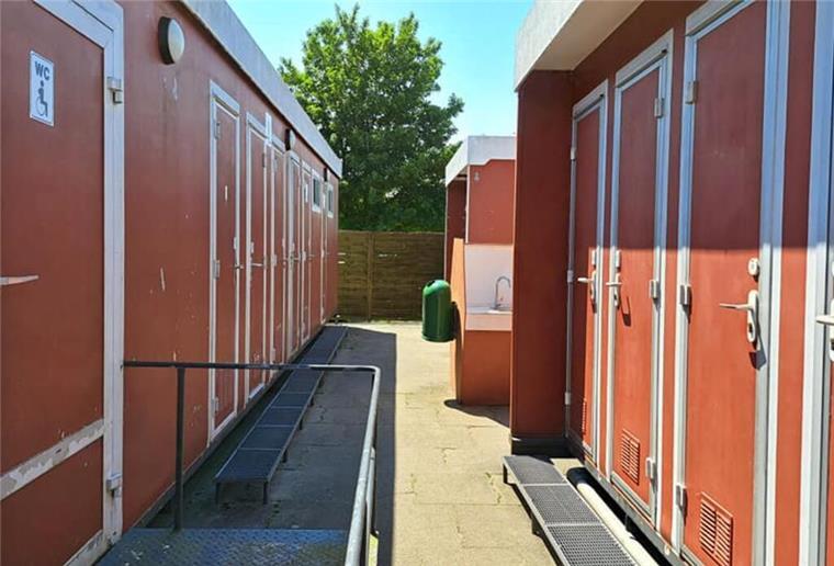 Tiny Houses und Beachclub: Neue Trends auf dem Campingplatz Sandstedt Die sanitären Anlagen auf dem Campingplatz Weserhenne sind bereits 30 Jahre alt und sollen erneuert werden.