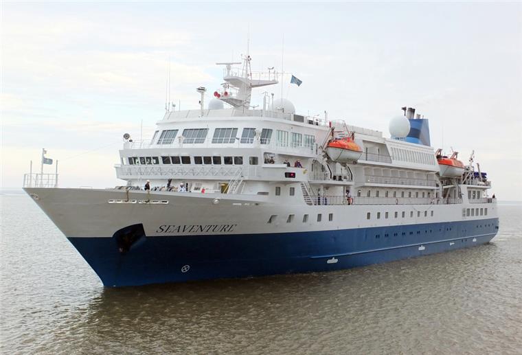 Zwei Kreuzliner machen in Bremerhaven fest Die „Seaventure“ wird in Bremerhaven erwartet.