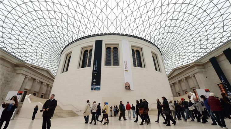 Die spektakuläre Decke im British Museum in London. (Archivbild)