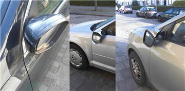 Die Spiegel von insgesamt zehn Autos wurden in Mitte abgetreten. Die Polizei sucht nun Zeugen.