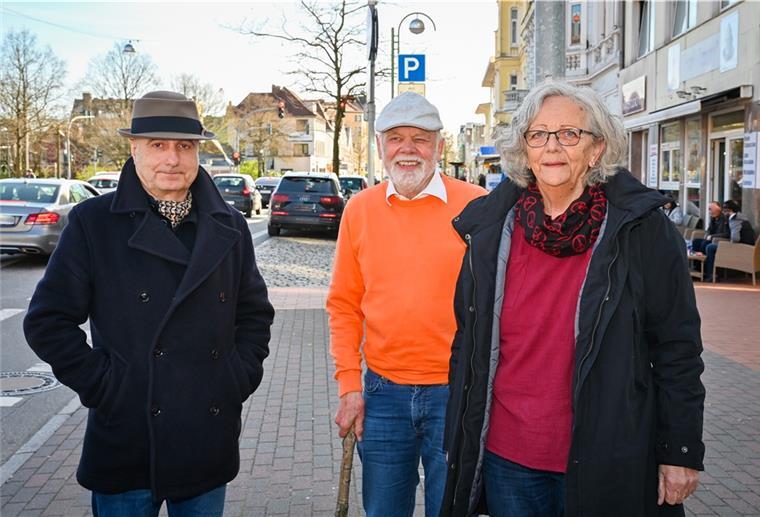 Bremerhaven: Stadtteilkonferenz will Debatte um Innenstadt fortführen Die Sprecher der Stadtteilkonferenz Mitte (von links): Ralf Ekrowski, Eberhard Pfleiderer und Renate Prasse.