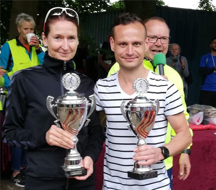 Tolle Stimmung, tolle Leistungen beim Nordenhamer Firmenlauf Die Stadtmeistertitel errangen Tanja Lischewski und Bastian Rohde