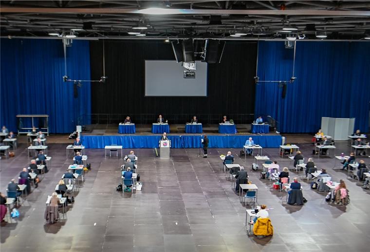 Mehrheit der Stadtverordneten will tagen Die Stadtverordnetenversammlung soll am Donnerstag tagen, allerdings steht die Stadthalle (hier ein Archivfoto) nicht zur Verfügung.
