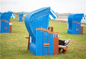 Strandkörbe an der Nordsee