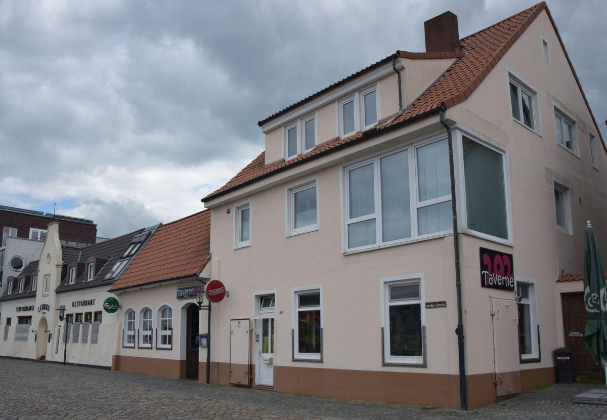 Bremerhaven: Häuser an der Geeste sollen weg Die "Taverne 202" an der Geeste in Bremerhaven zieht in den Bürgerpark um. Der Grund: Das Gebäude soll - ebenso wie das "Lehrke-Haus" nebenan - abgerissen werden.
