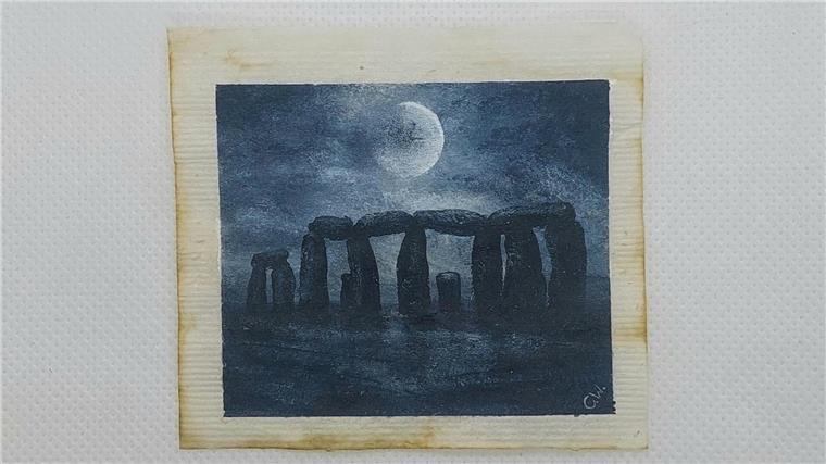 Nachhaltige Kunst: Britin bemalt gebrauchte Teebeutel Die Teebeutel werden getrocknet, entleert und gebügelt.