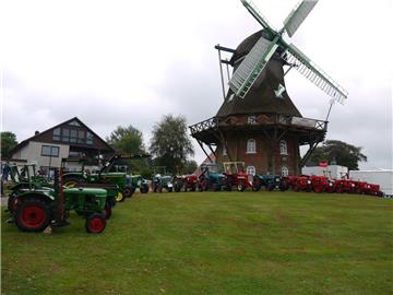 Die Trecker- und Schlepper-Oldtimer-Ausstellung.