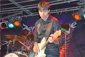 Die Tribute-Band Demons Eye beim Musiksommer im  Schaufenster Fischereihafen. Fo...