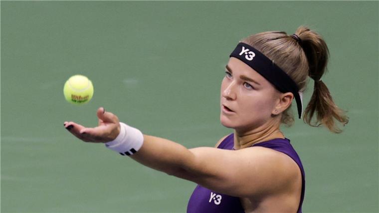Die Tschechin Karolina Muchova war im Viertelfinale angeschlagen.