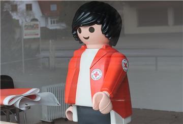 Die übergroße Spielfigur im Fenster ist schon aus der Ferne zu sehen. In einem ehemaligen Geschäftsgebäude in Tarmstedt soll demnächst eine Teststation der eröffnet werden.