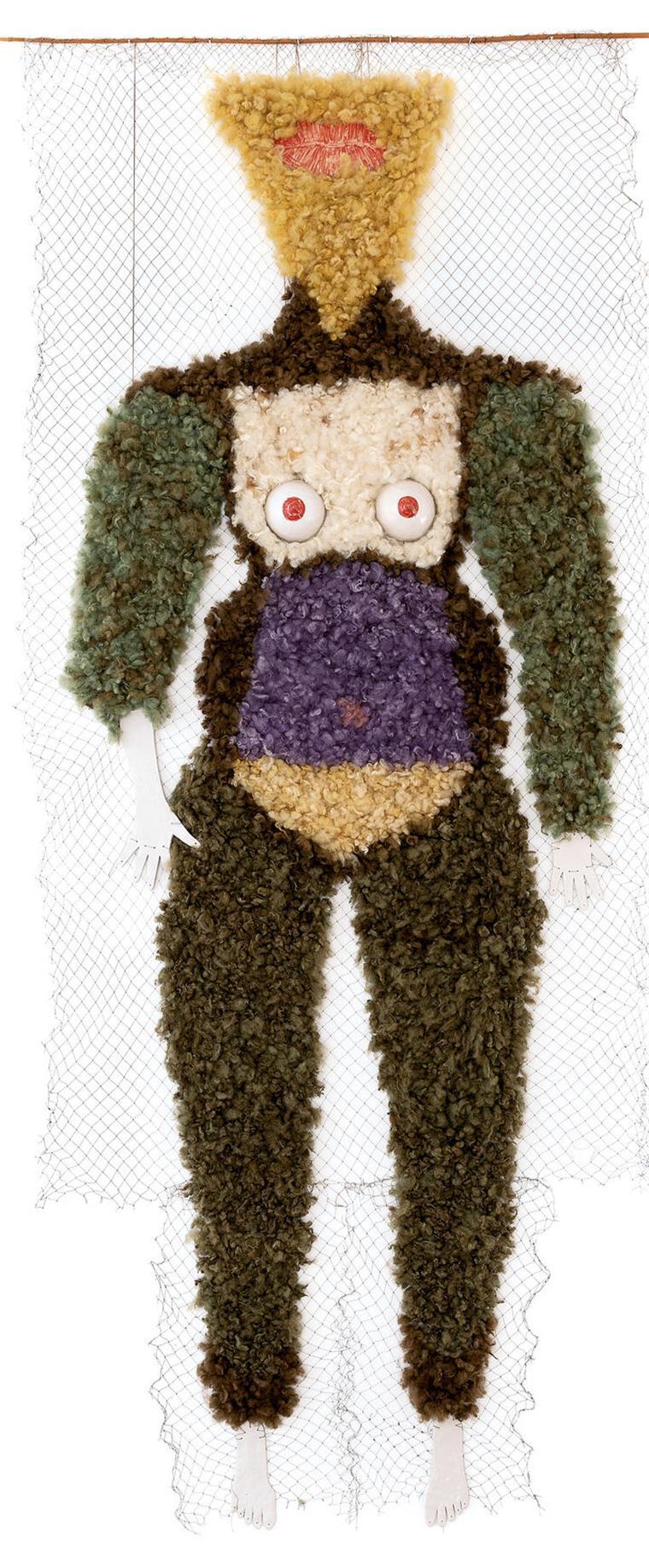 Nominierte für den Pauli-Preis stellen in der Bremer Kunsthalle aus Die überlebensgroße Textilfigur „Meine große Schwester“ von Gabriele Stötzer, gefertigt aus Schafswolle und Keramikelementen, macht allen Mut, sich nicht unterkriegen zu lassen.