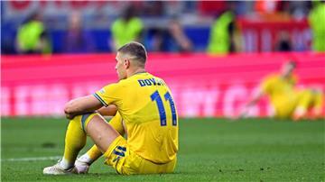 Die ukrainische Elf schied bei der Fußball-EM in Deutschland aus.