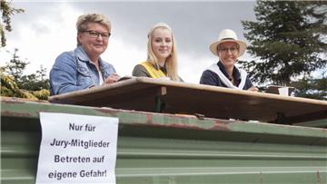 Die unbestechliche Jury: Martina Näth (von links), Elske Lütjen und Wiebke Icken...