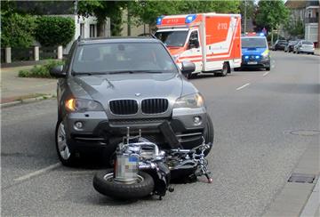 Die Unfallstelle auf der Wurster Straße.
