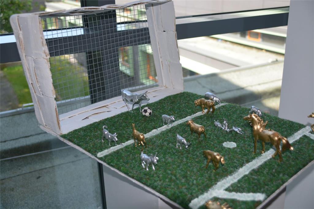 Die verschiedenen &quot;Korbblüten&quot; des Schulzentrums Geschwister Scholl in Bremerhaven. Foto: Scheiter