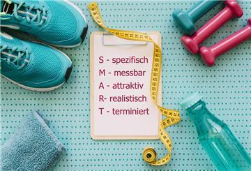 Das SMART-Modell: spezifisch, messbar, attraktiv, realistisch, terminiert.