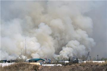 Die Waldbrände in der kanadischen Provinz Alberta breiten sich immer weiter aus....