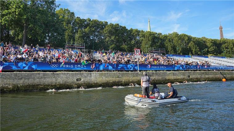 Beck nach Seine-Schwimmen: „Erbrechen im Zehn-Minuten-Takt“ Die Wasserqualität der Seine sorgte während der Sommerspiele für Probleme.