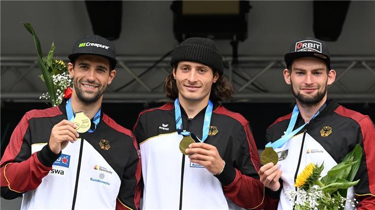 EM-Titel für deutsche Kajak-Männer Die Weltmeister von Augsburg 2022 holen sich den EM-Titel 2025 im Teamwettbewerb.