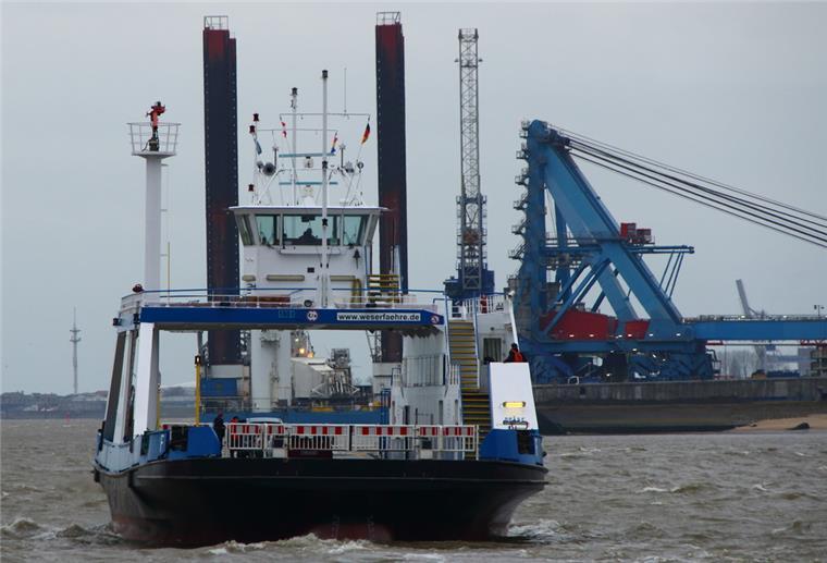 Die Weserfähre fährt derzeit in Bremerhaven nicht.