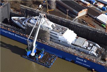 Die Yacht „Solaris“ soll noch vor dem Sommer abgeliefert werden.