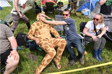 Diese Giraffe darf nicht erkannt werden, denn sie ist krank geschrieben.