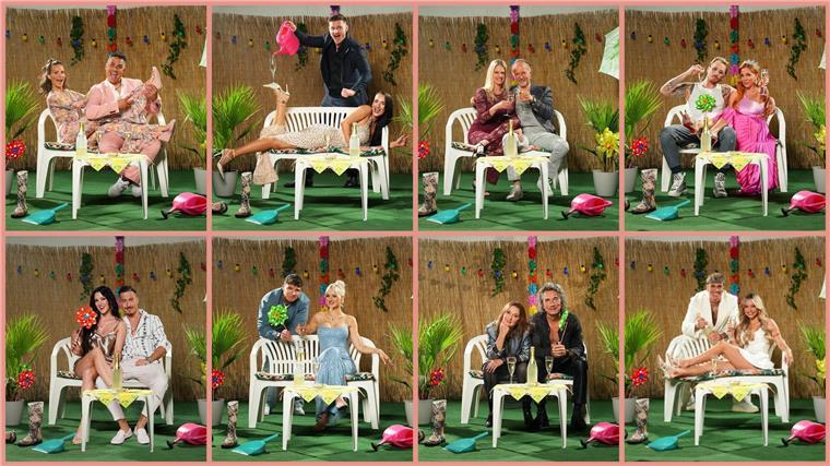 Diese Paare ziehen ins „Sommerhaus der Stars“. 