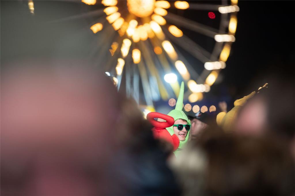 Diese Teletubbies sind beim Deichbrand sehr oft vertreten. Foto: Hartmann