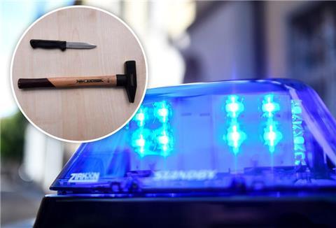 Diese Waffen führte der junge Mann mit, der am Bremer Hauptbahnhof Reisende mit einem Hammer bedroht hat.