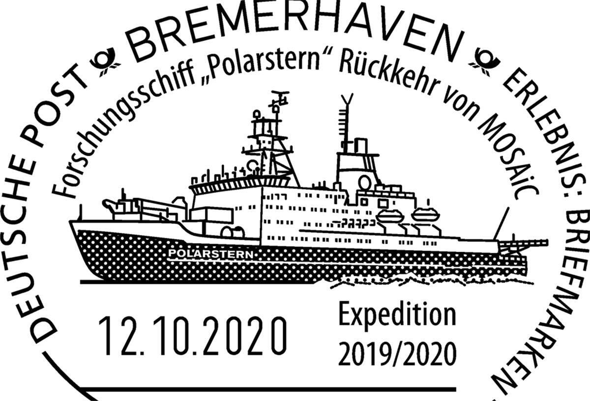 Diesen Sonderstempel gibt es am 12. Oktober in Bremerhaven.